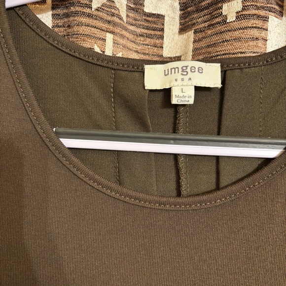 Women’s Umgee Dress Hunter / Olive Green Size L / Large - Picture 3 of 7